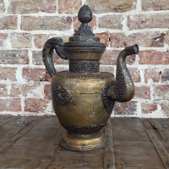 bronze copper decorative indian tea pot homeware kitchen