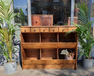 wooden bespoke general store display cabinet furniture