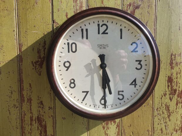 1940s office decorative wall clock