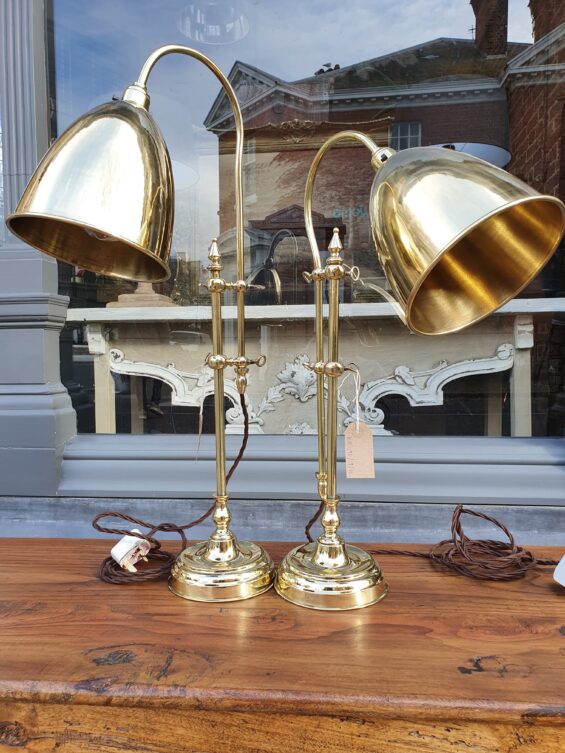 bespoke brass table lighting