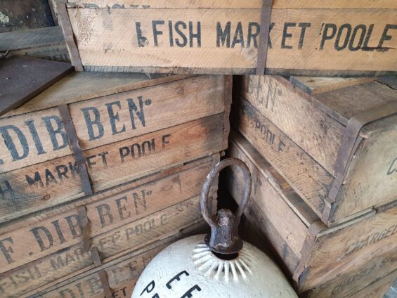 poole fish market decorative wooden box storage homewares