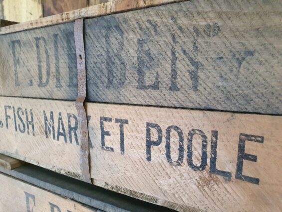 poole fish market decorative wooden box storage homewares