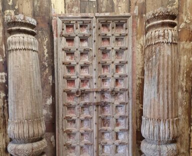 antique panelled hardwood doors decorative artefacts homewares