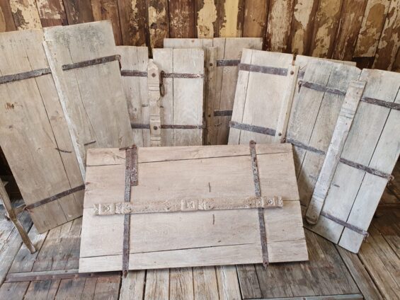 bleached wooden window shutters decorative homewares