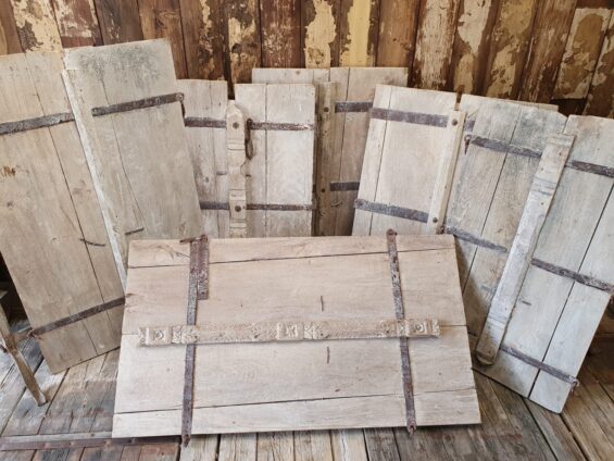 bleached wooden window shutters decorative homewares