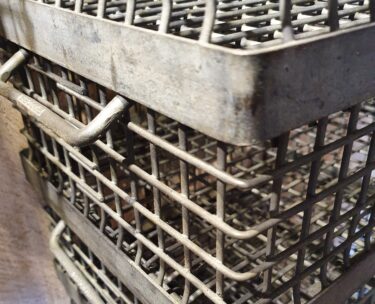 galvanised wire baskets storage homeware