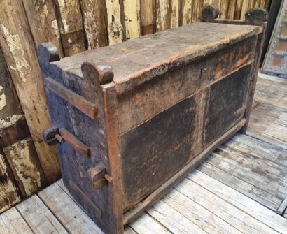 18th century wooden chest coffer trunk furniture storage