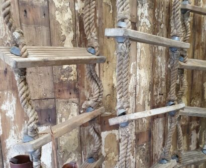 vintage handmade nautical rope ladders decorative homewares garden
