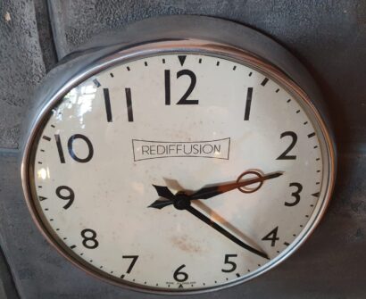 polished chrome rediffusion clock decorative clocks