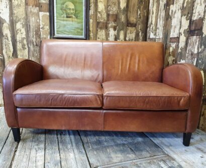 art deco leather 2 seat sofa seating sofas