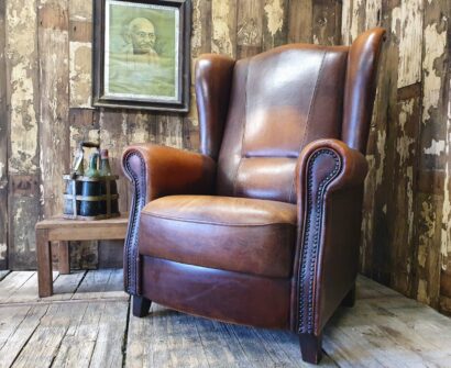 original joris wingback armchair lambs leather seating armchairs