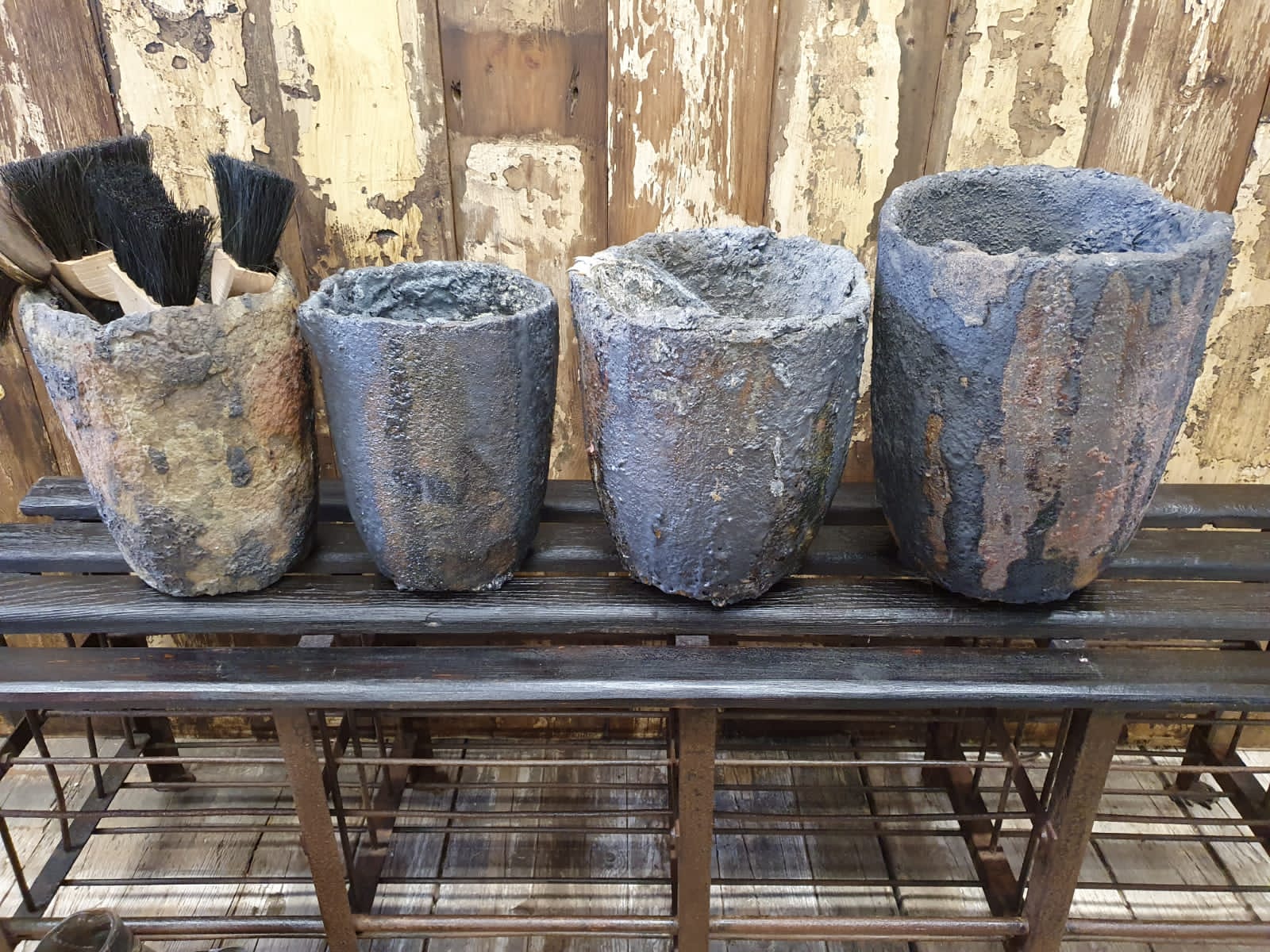 Vintage Foundry Crucibles