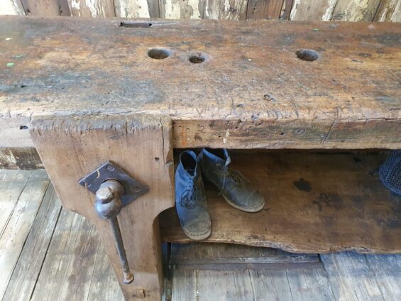 large carpenters workbench furniture tables industrial