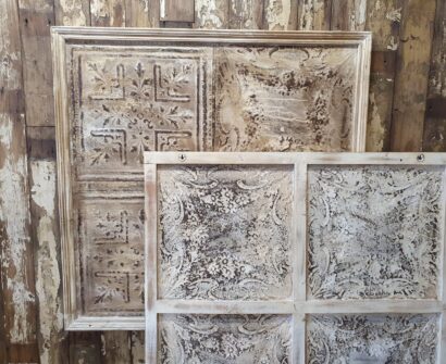 American metal ceiling tiles framed decorative homewares art
