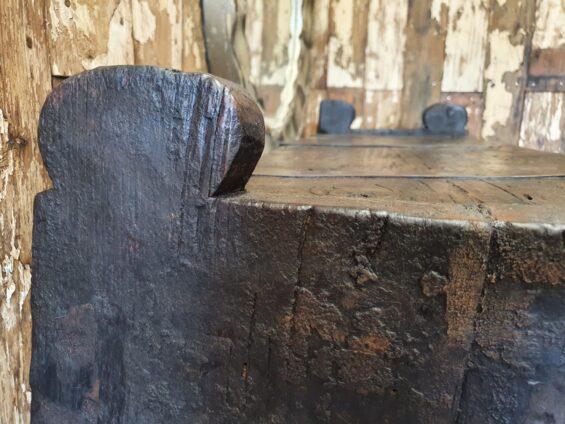 18th century wooden chest coffer trunk furniture storage
