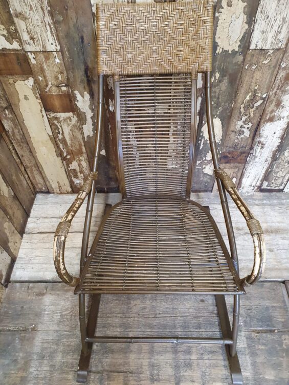 bamboo and rattan rocking chair seating occasional chairs