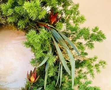 hand made christmas wreath pen klein plants