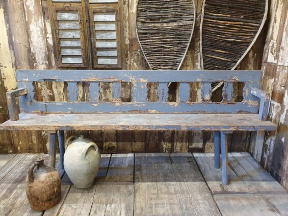 primitive painted hallway bench seating occasional chairs