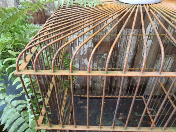 vintage metal birdcage decorative homewares garden
