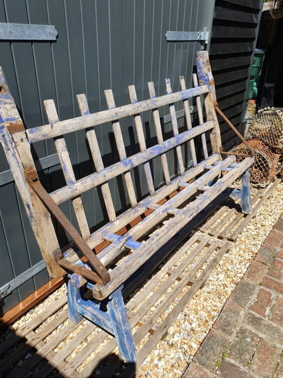 bespoke wooden haycart bench garden furniture occasional chairs