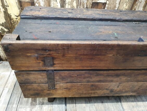 wooden flap down workbench furniture tables industrial