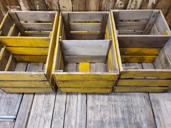 wooden french fruit crates furniture storage decorative homewares