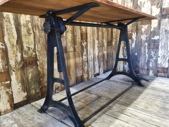 industrial cast iron pine table furniture tables industrial