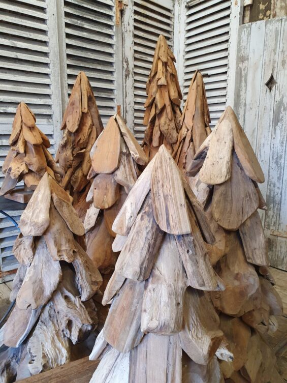 wooden christmas tree decorative homewares garden