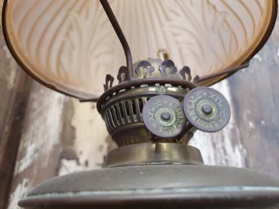 victorian oil lamp lighting decorative artefacts