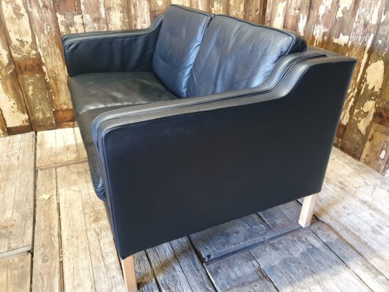 leather two seat sofa danish stouby seating sofas