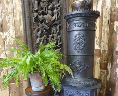 cast iron scandinavian log burner decorative homewares garden decorative