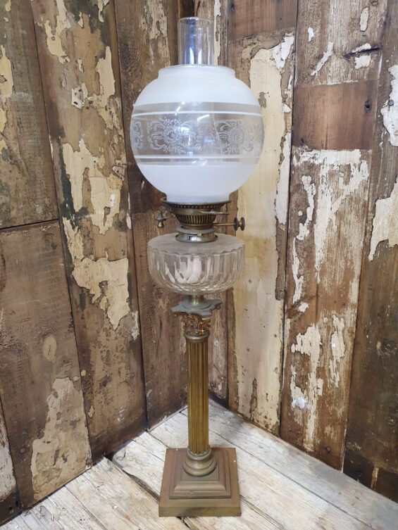 brass oil lamp lighting decorative artefacts