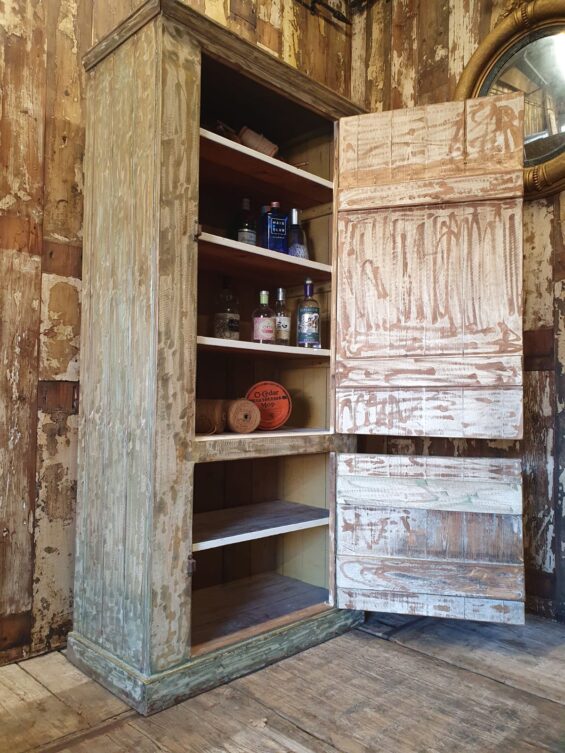 tall wooden shelved cupboard furniture cupboard and cabinets
