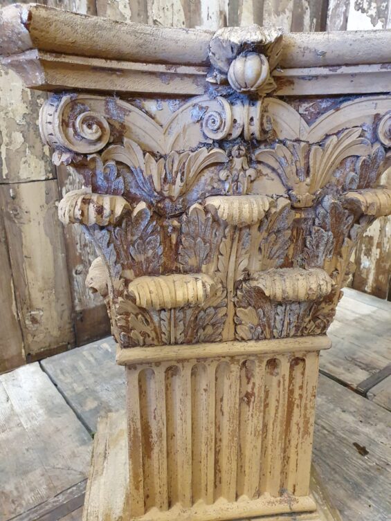 short composite corinthian column plinth garden decorative homewares
