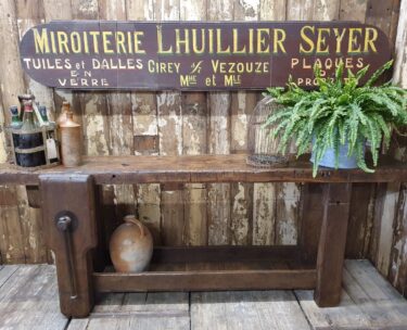 wooden carpenters workbench vice furniture tables industrial