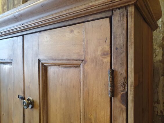antique pine shelved cupboard furniture cupboards and cabinets