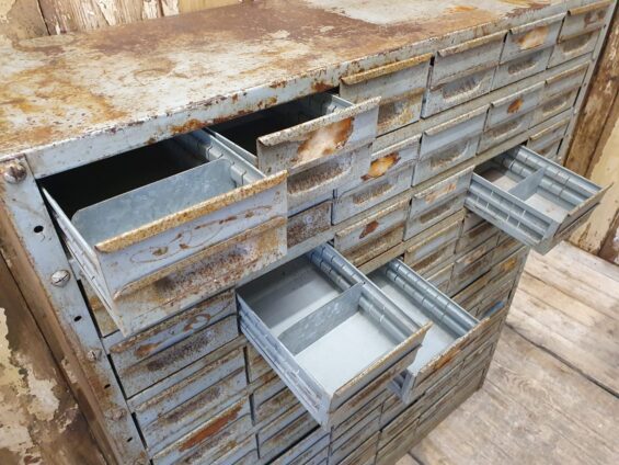 metal industrial drawer unit furniture drawers storage industrial