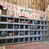 painted wooden pigeon holes furniture storage