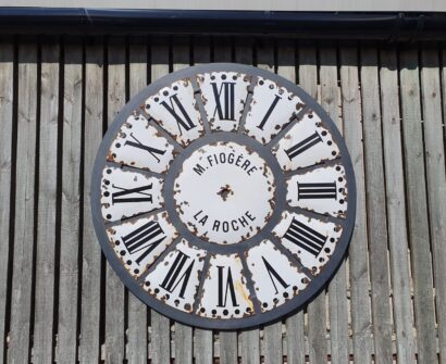 enamel french clock face decorative homewares garden clock