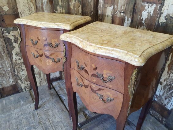 marble top bedsides furniture tables drawers