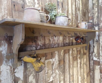 wooden painted kitchen shelf decorative homewares storage