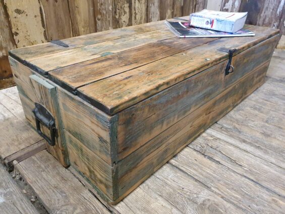 wooden trunk furniture storage tables