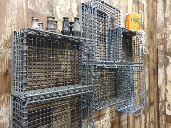 galvanised wire baskets storage homewares