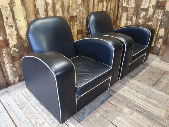 leather art deco armchairs seating armchairs