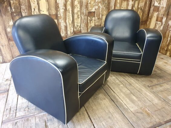 leather art deco armchairs seating armchairs