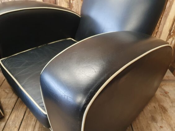 leather art deco armchairs seating armchairs