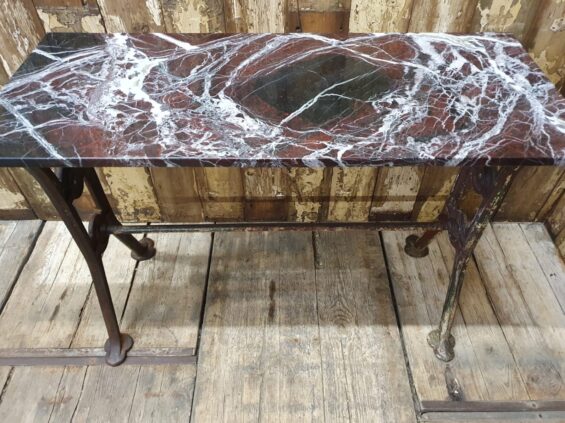 cast iron marble console furniture tables