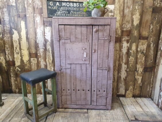 a painted wooden cupboard furniture cupboards and cabinets industrial