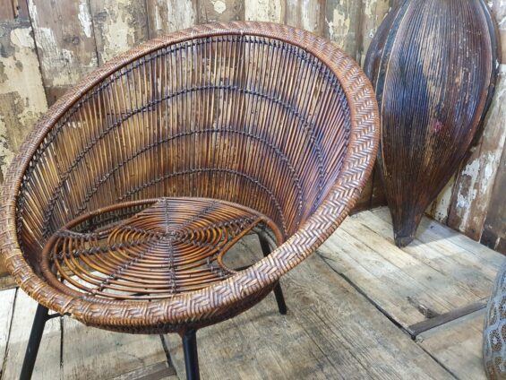 round rattan metal chair seating occasional chairs garden furniture