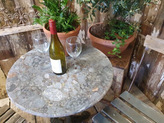 marble top cast iron bistro table garden furniture tables
